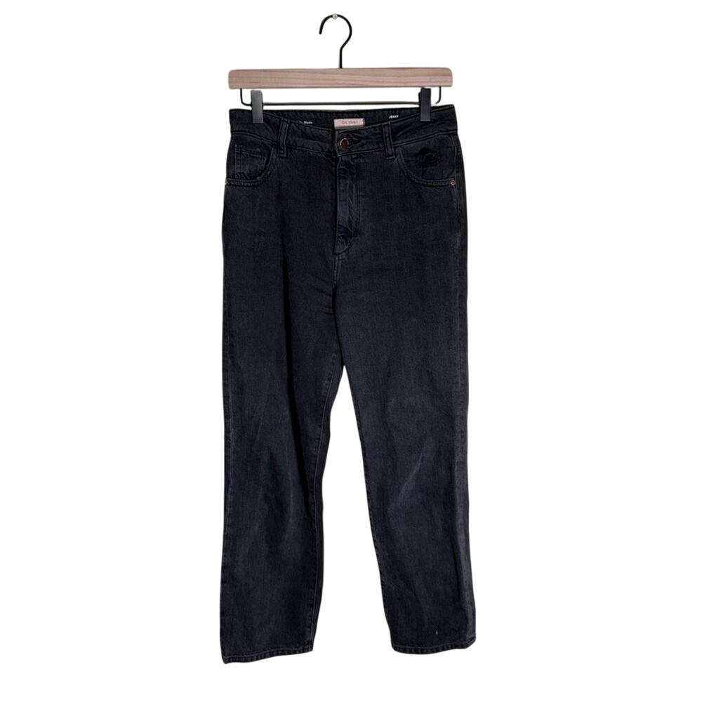 DL1961 Jerrry Vintage High Rise Straight 90s style grunge distressed jeans 26